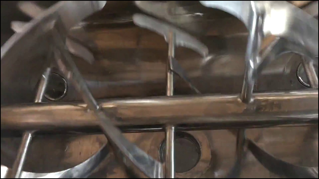 RibbonPaddle Blender is used for the blending of solid materials & pastes